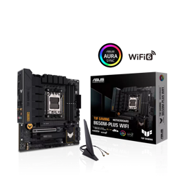Placa Madre ASUS TUF GAMING B650M-PLUS WIFI, Socket AM5, 4xDDR5, DP, HDMI, 2xM.2, Wi-Fi 6, Micro-ATX