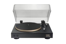 Tocadiscos Bluetooth JBL Spinner BT, Bluetooth con AptX-HD, Cabezal extraible, Black Gold