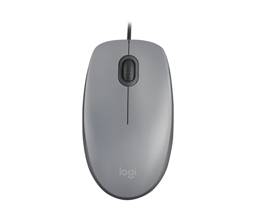 Mouse Logitech M110 SILENT, Tamaño Normal, Confortable, Wired, Click Silencioso,