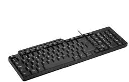 Teclado Xtech, Cableado, Black, Español