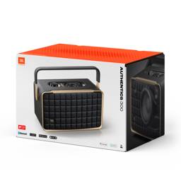 Parlante Portátil de alta fidelidad JBL Authentics 300, Wi-Fi, Bluetooth y asistentes de voz