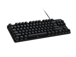 Teclado Gamer Logitech G413 SE, Mecánico, Ingles, Switch Táctil, Led Blanco, TKL, Color Negro